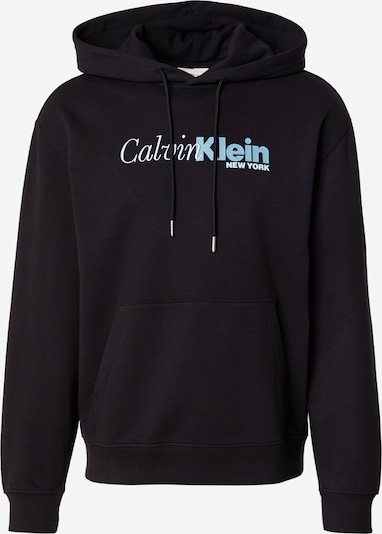 Megztinis be užsegimo iš Calvin Klein, spalva – šviesiai mėlyna / juoda, Prekių apžvalga