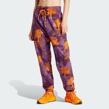 ADIDAS BY STELLA MCCARTNEY Tapered Sporthose in Lila: Vorderseite