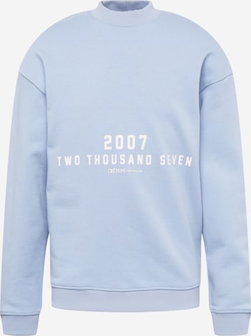 Sweat-shirt TOM TAILOR DENIM en bleu : devant