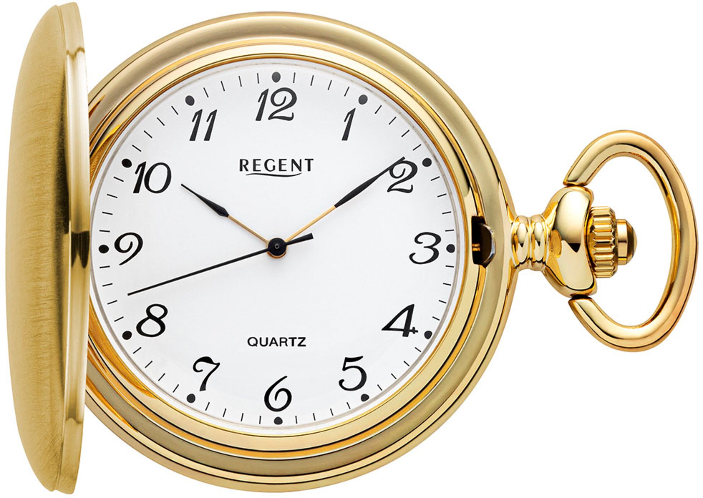 REGENT Analog Watch in Gold: front