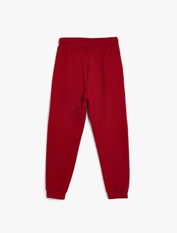 Koton Tapered Trousers in Red