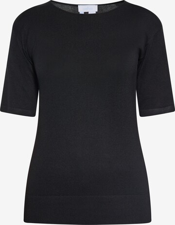 Pull-over usha BLUE LABEL en noir : devant