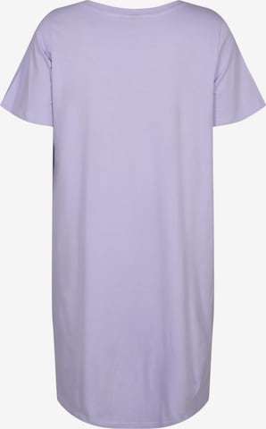 Zizzi - Camisola de pijama 'MALBA' em roxo