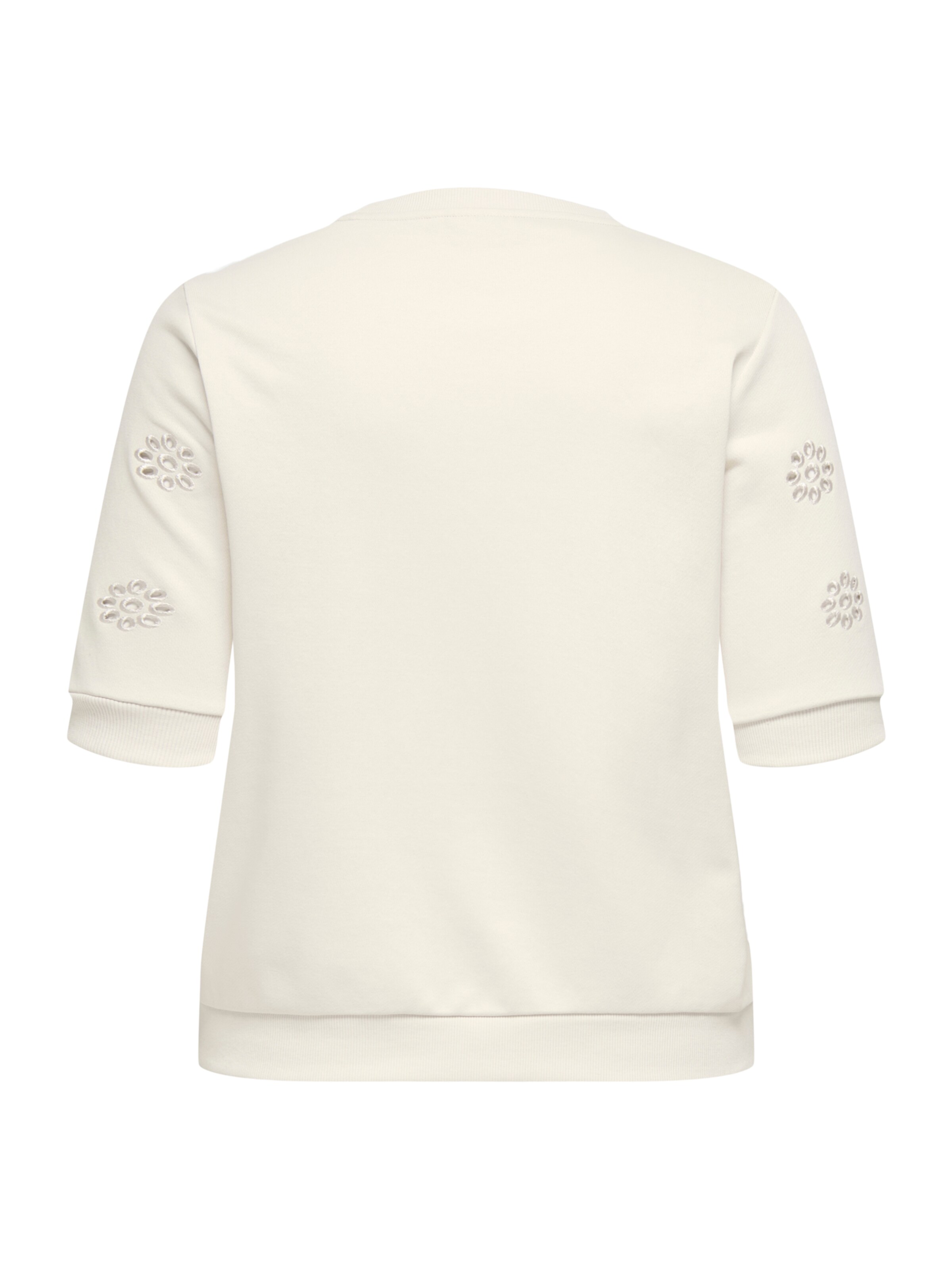 ONLY Carmakoma Sweatshirt 'CARBROOKE' in Beige