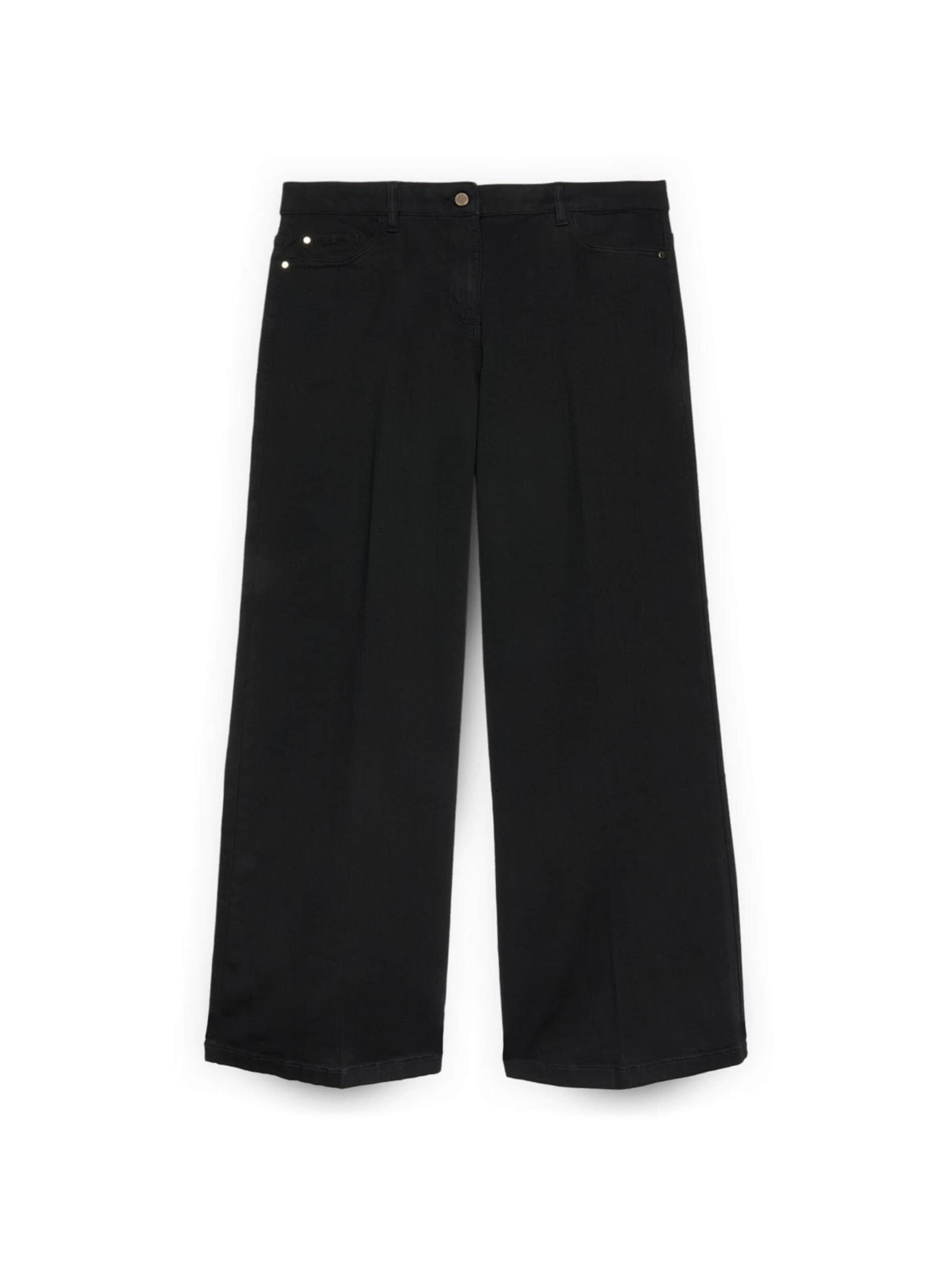 Fiorella Rubino Regular Jeans in Black: front