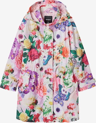 Desigual Veste mi-saison 'Fantasy' en azur / vert / rose / canneberge, Vue avec produit