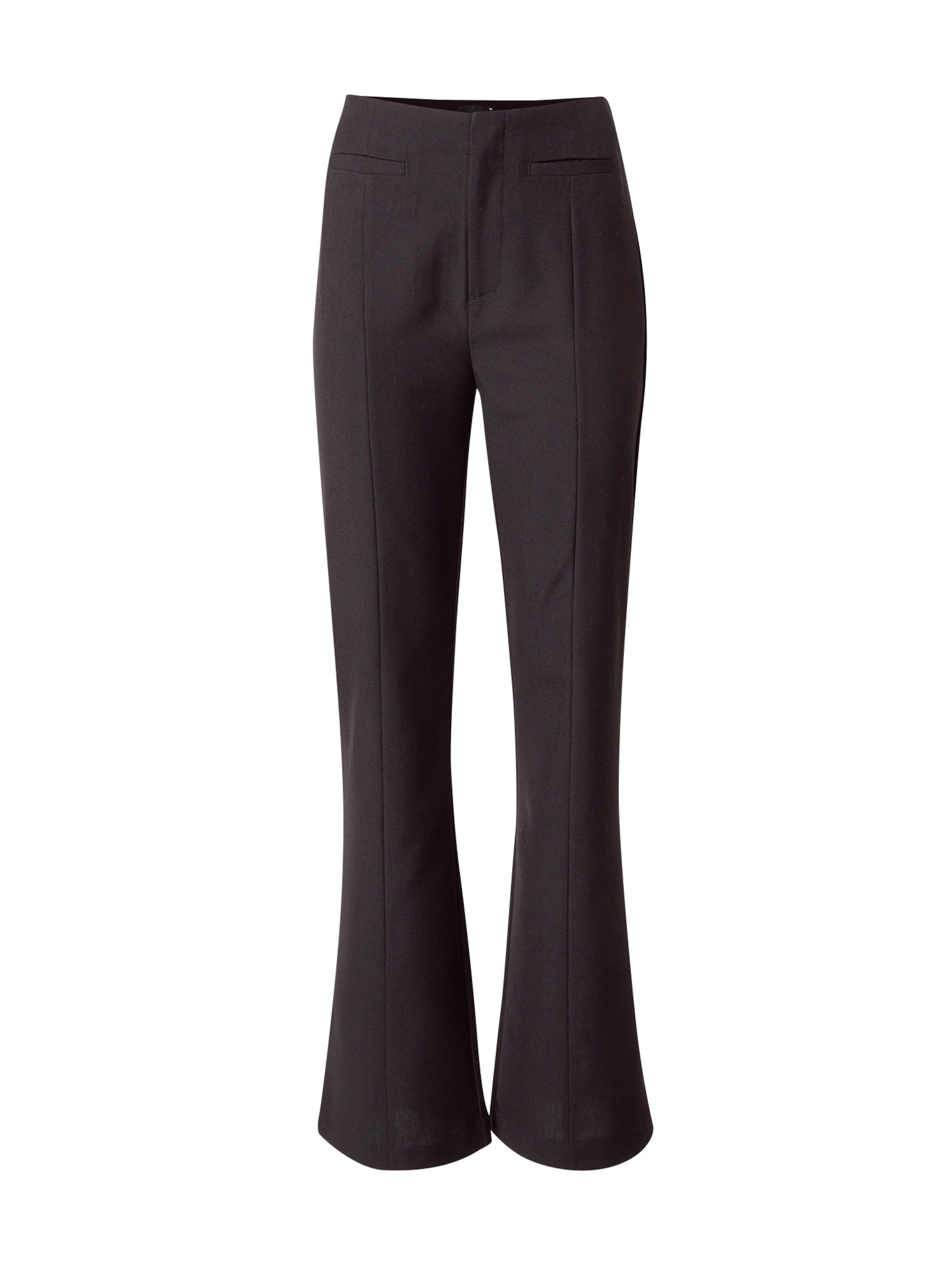 Gina Tricot - Acampanado Pantalón en negro: frente