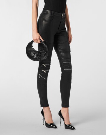 Philipp Plein - Malas de tiracolo 'Cocco' em preto: frente