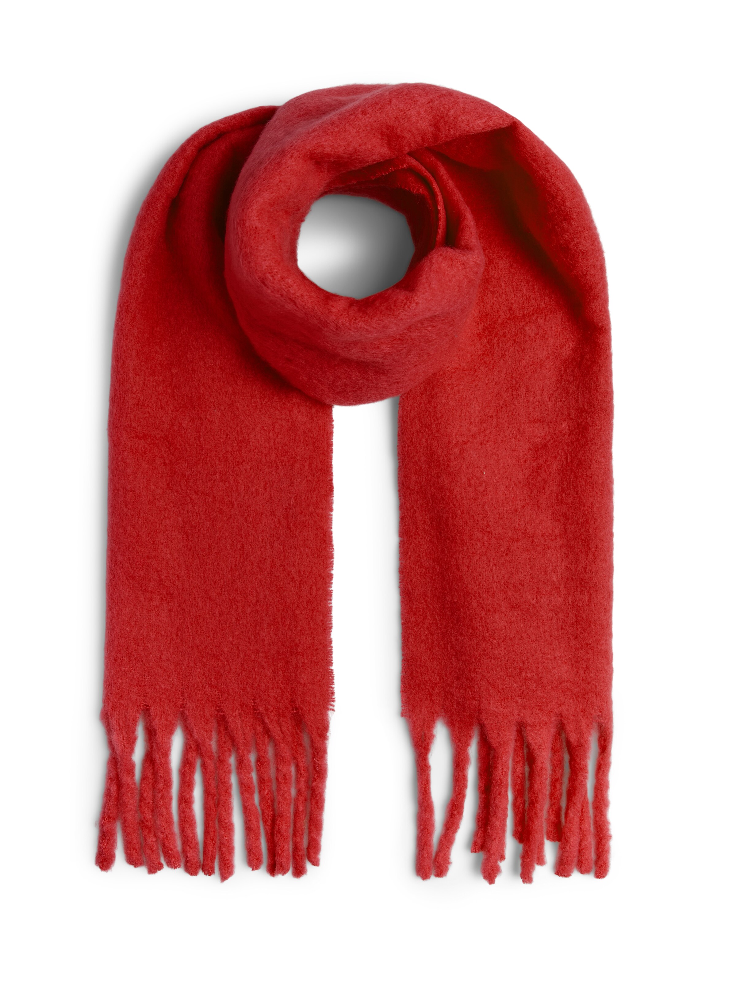 PIECES Scarf in Red: front
