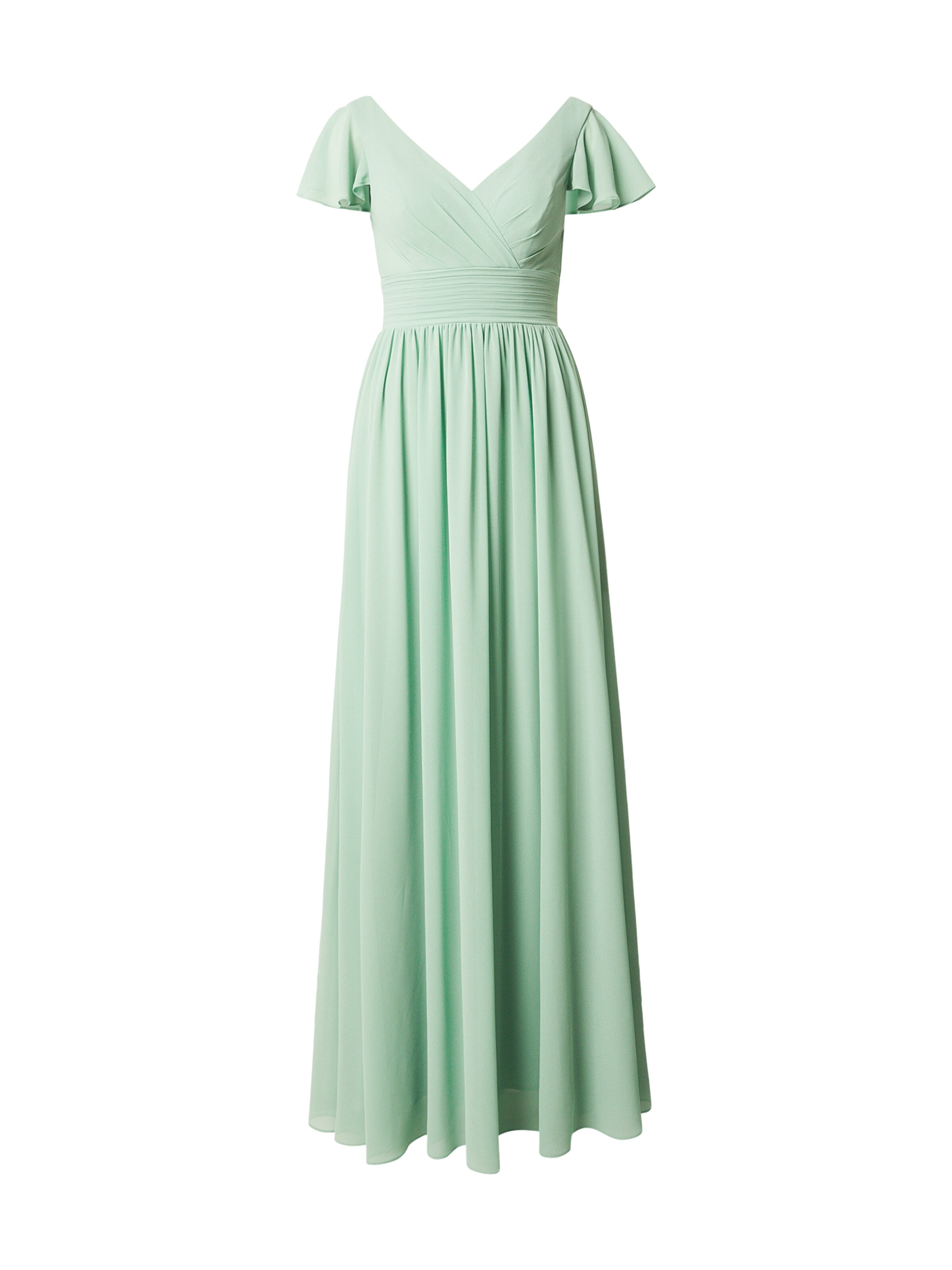 mascara Evening Dress in Green: front