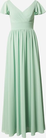 mascara Iltapuku värissä vihreä: etupuoli