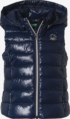 Gilet di UNITED COLORS OF BENETTON in blu: frontale