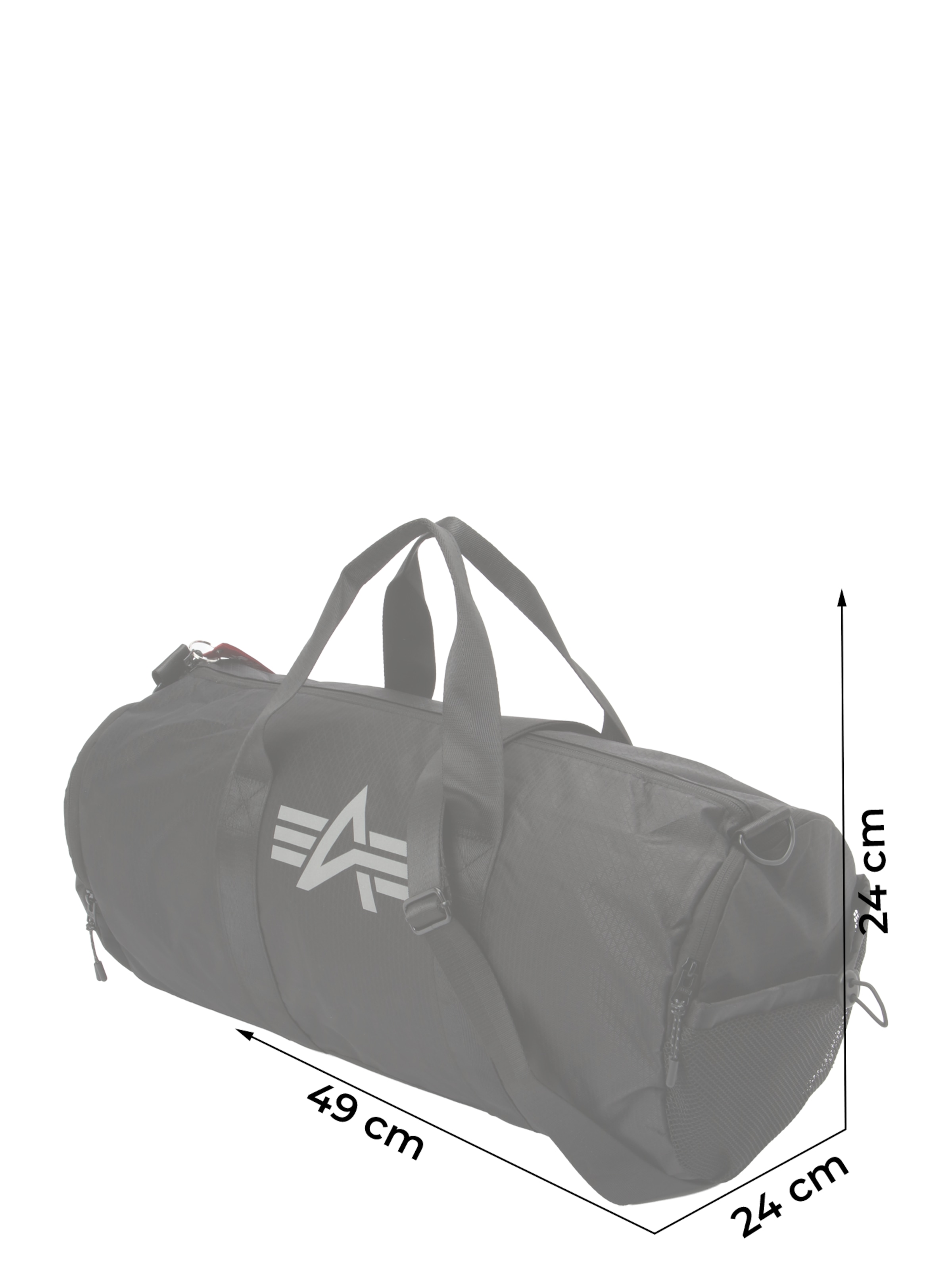 ALPHA INDUSTRIES - Bolsa de viaje en negro