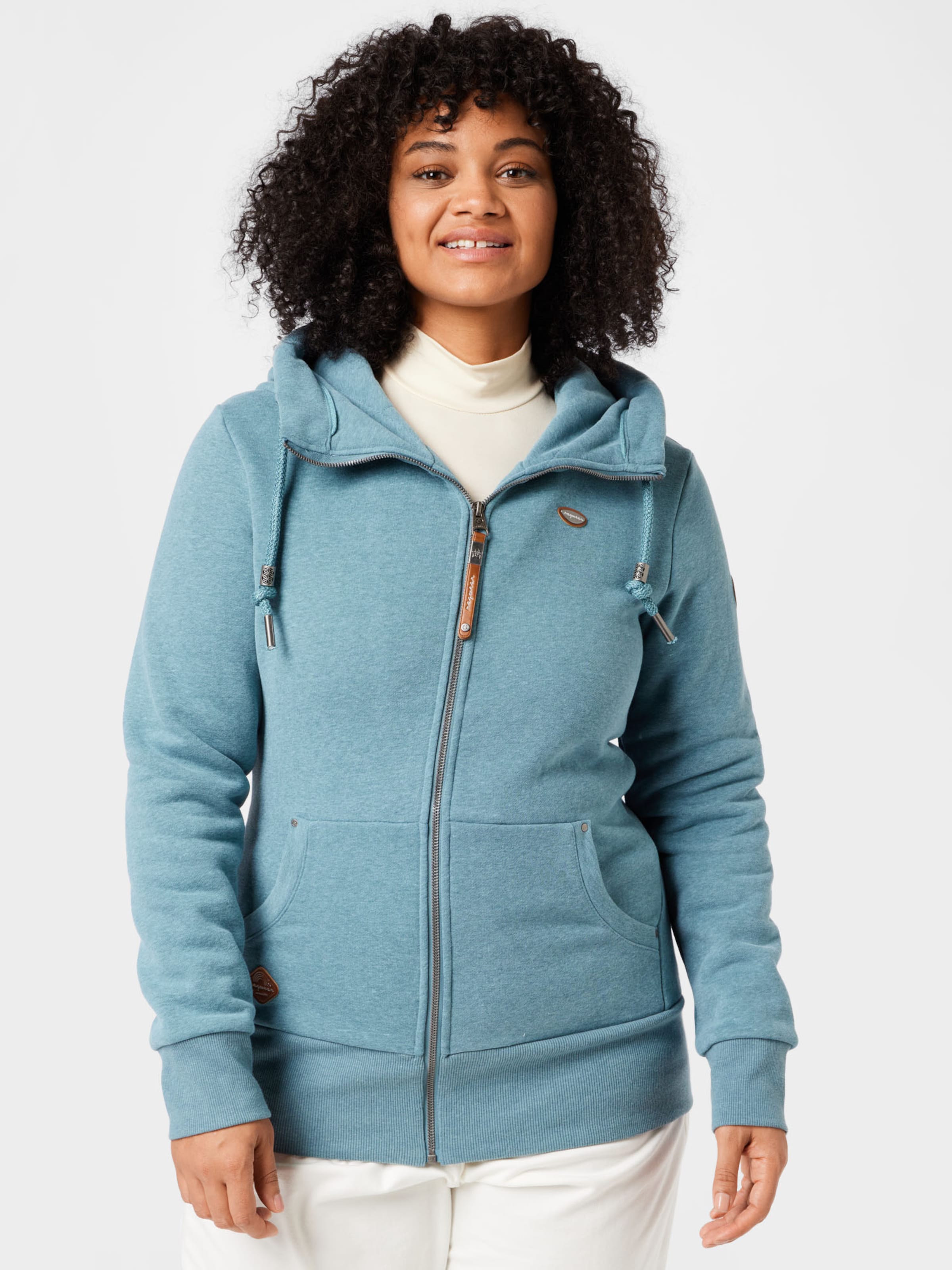 Sudadera Ragwear Greaty Old Pink con capucha