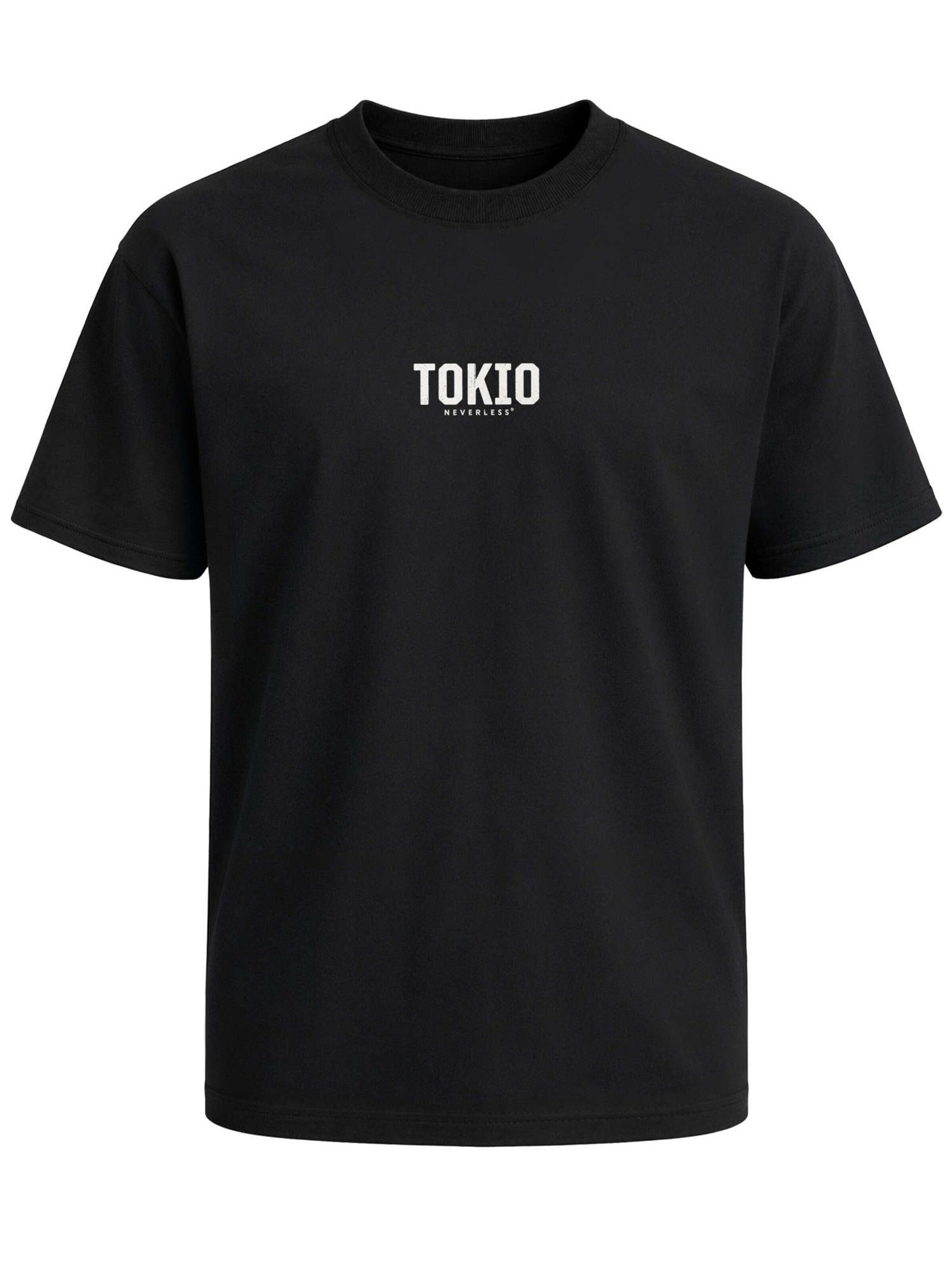 Neverless Shirt 'Tokio' in Black: front