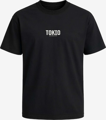 Neverless Shirt 'Tokio' in Schwarz: Vorderseite