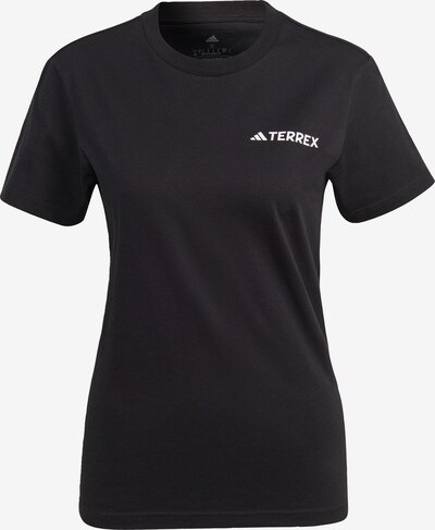 ADIDAS TERREX T-Shirt 'Graphic Mtn' in schwarz / weiß, Produktansicht