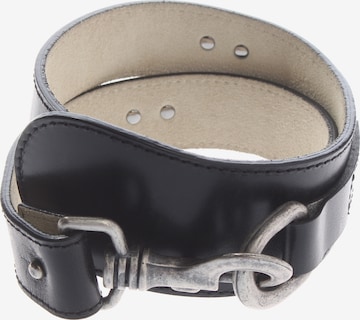 Alexander McQueen Gürtel XS in Schwarz: Vorderseite