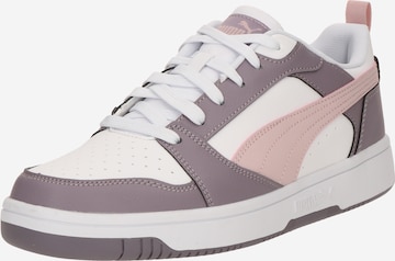 Baskets basses 'Rebound V6' PUMA en blanc : devant