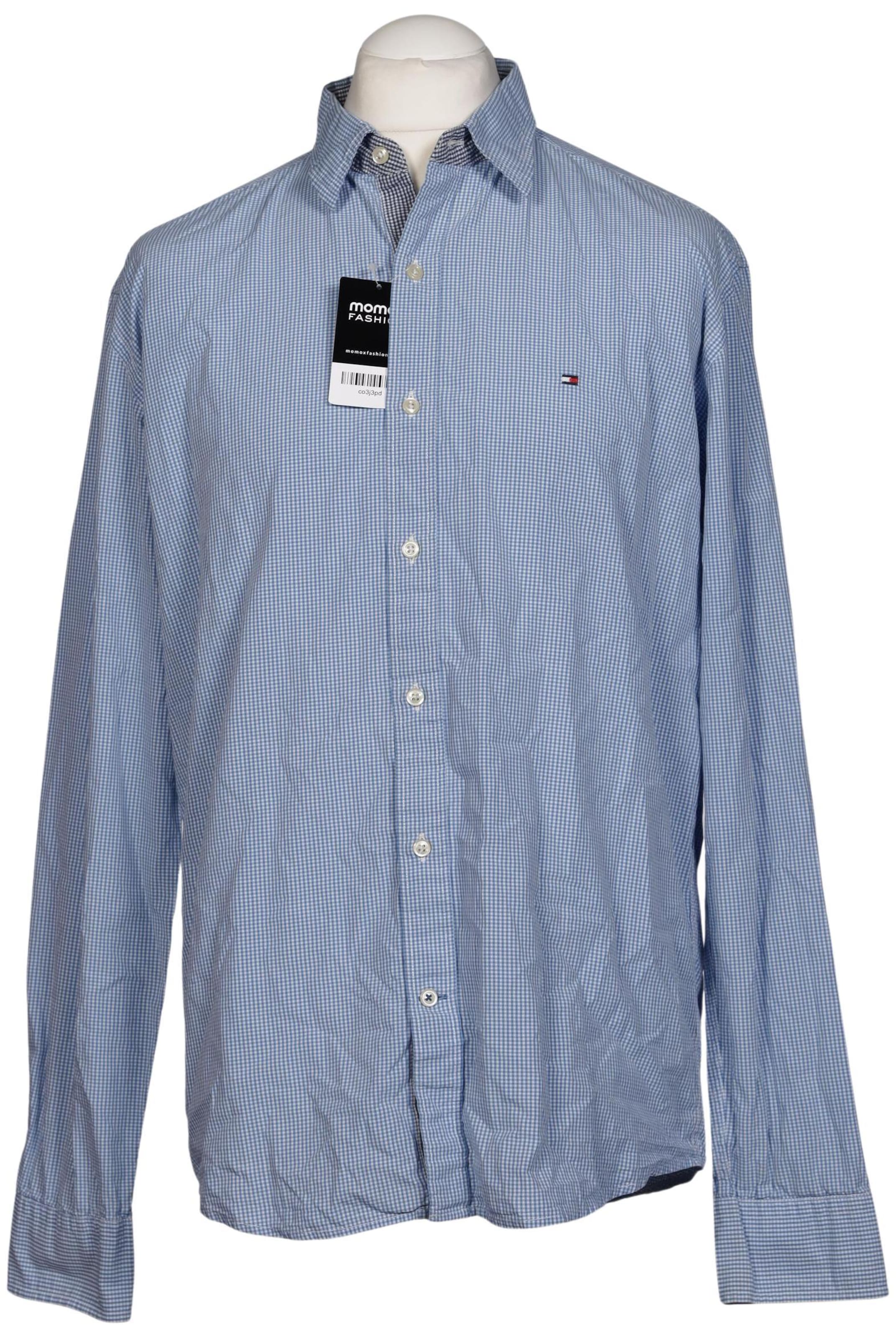 TOMMY HILFIGER Button Up Shirt in L in Blue: front