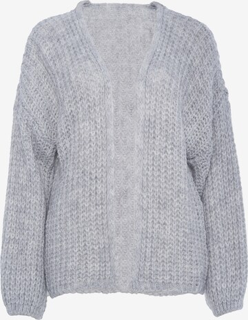 Decay Knit Cardigan in Grey: front