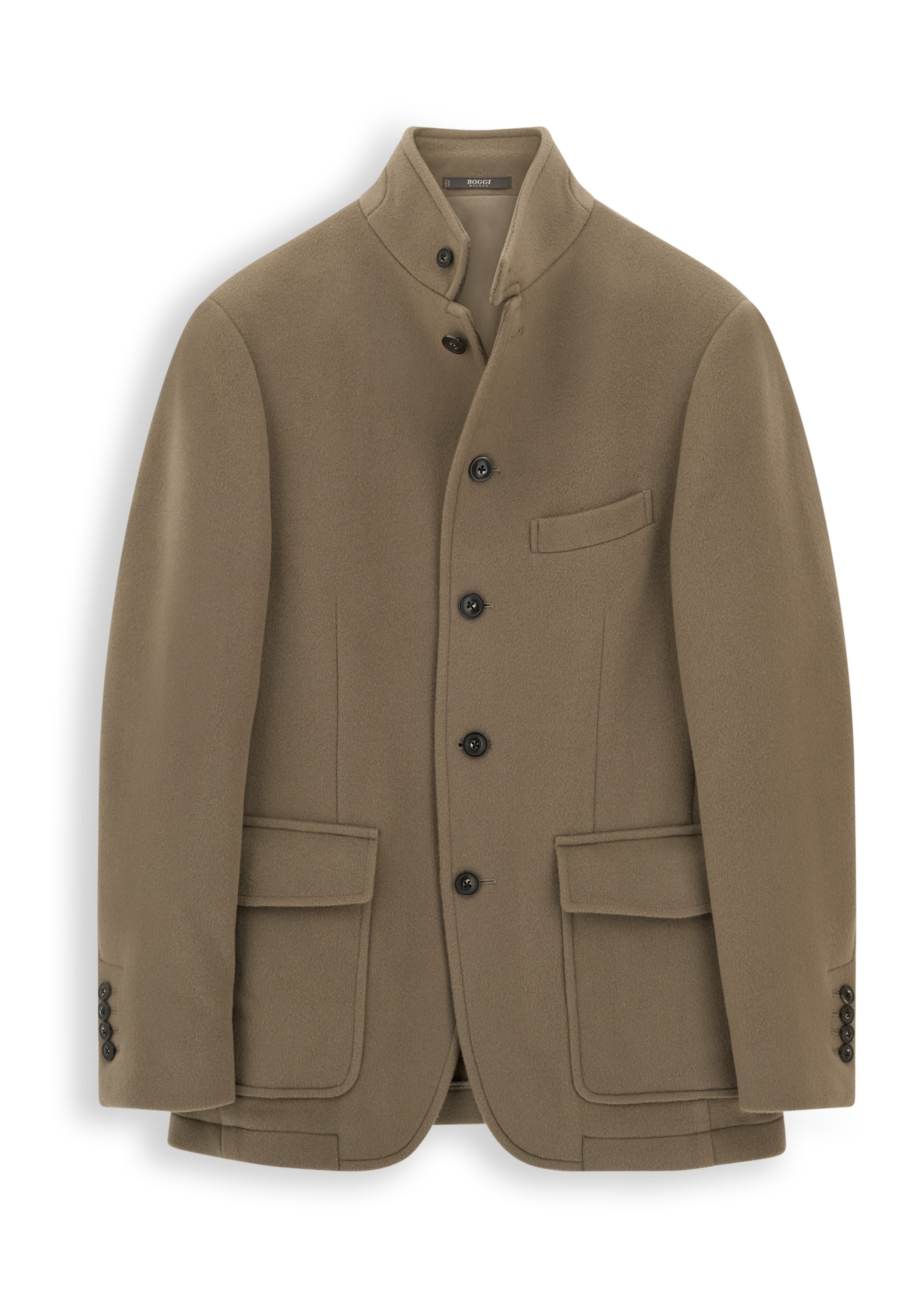Boggi Milano Regular fit Colbert in Beige: voorkant