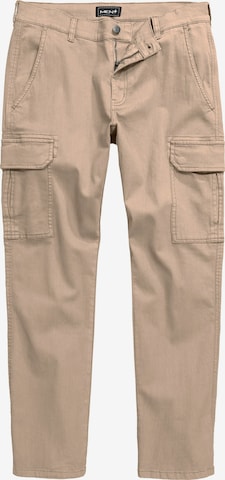 Men Plus Hose in Beige: Vorderseite