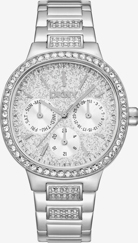 DKNY Analoog horloge 'Evening' in Zilver: voorkant