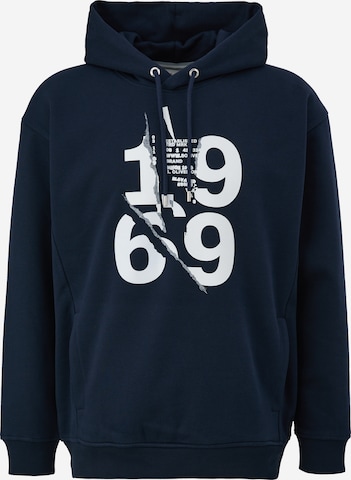 Sweat-shirt s.Oliver en bleu : devant