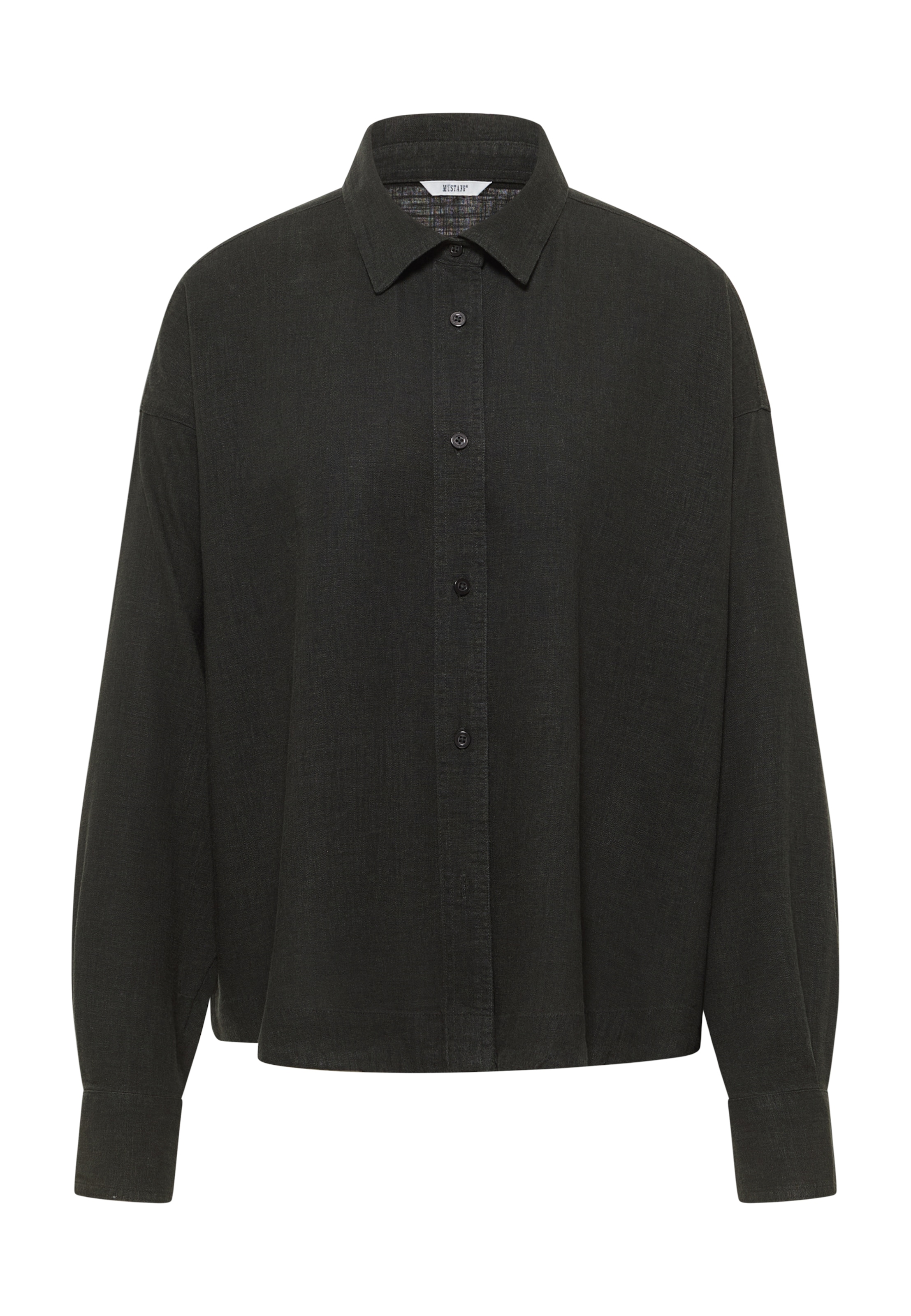 MUSTANG Bluse 'Salinas' in Schwarz: Vorderseite