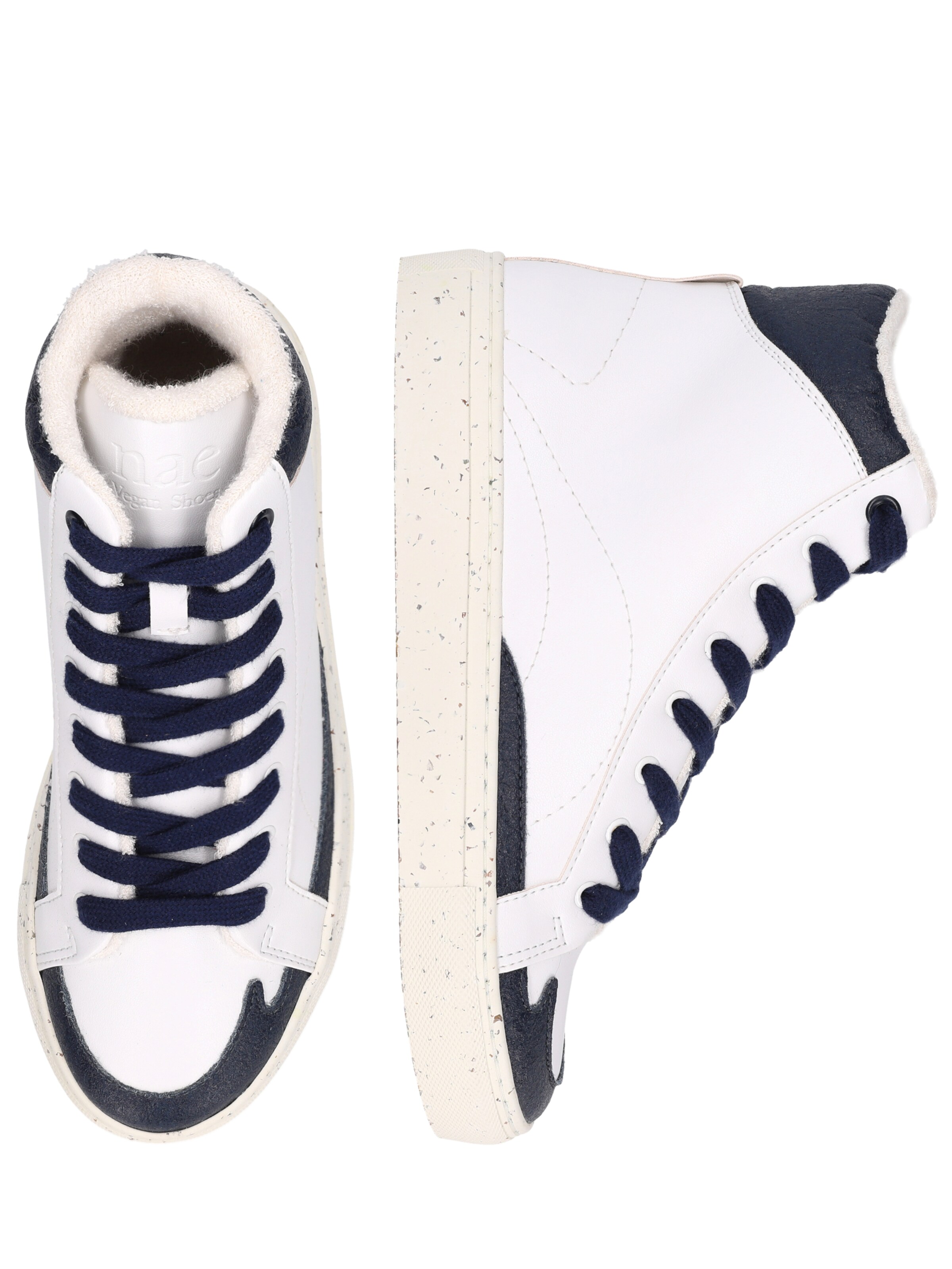 nae Vegan Shoes - Sapatilhas altas 'London' em azul