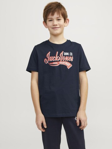 T-Shirt Jack & Jones Junior en bleu : devant