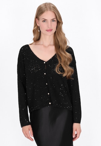Cardigan DreiMaster Klassik en noir : devant