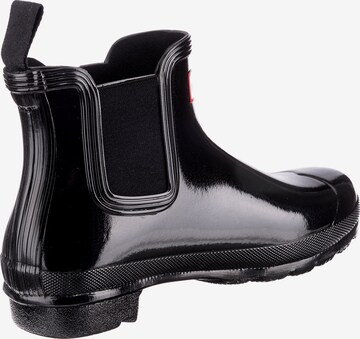 HUNTER Gummistiefel in Schwarz