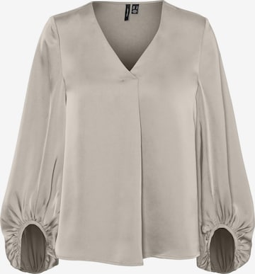 VERO MODA Blouse 'LOVIE' in Grijs: voorkant