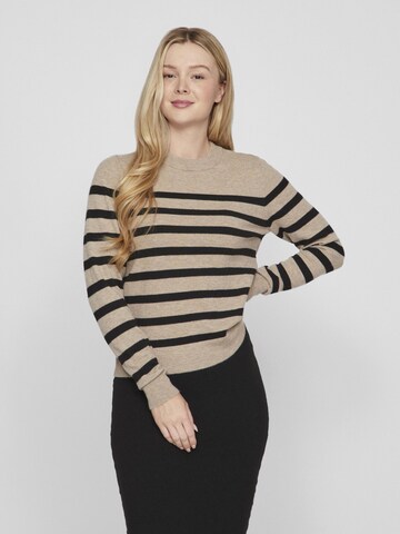 VILA Sweater in Beige: front