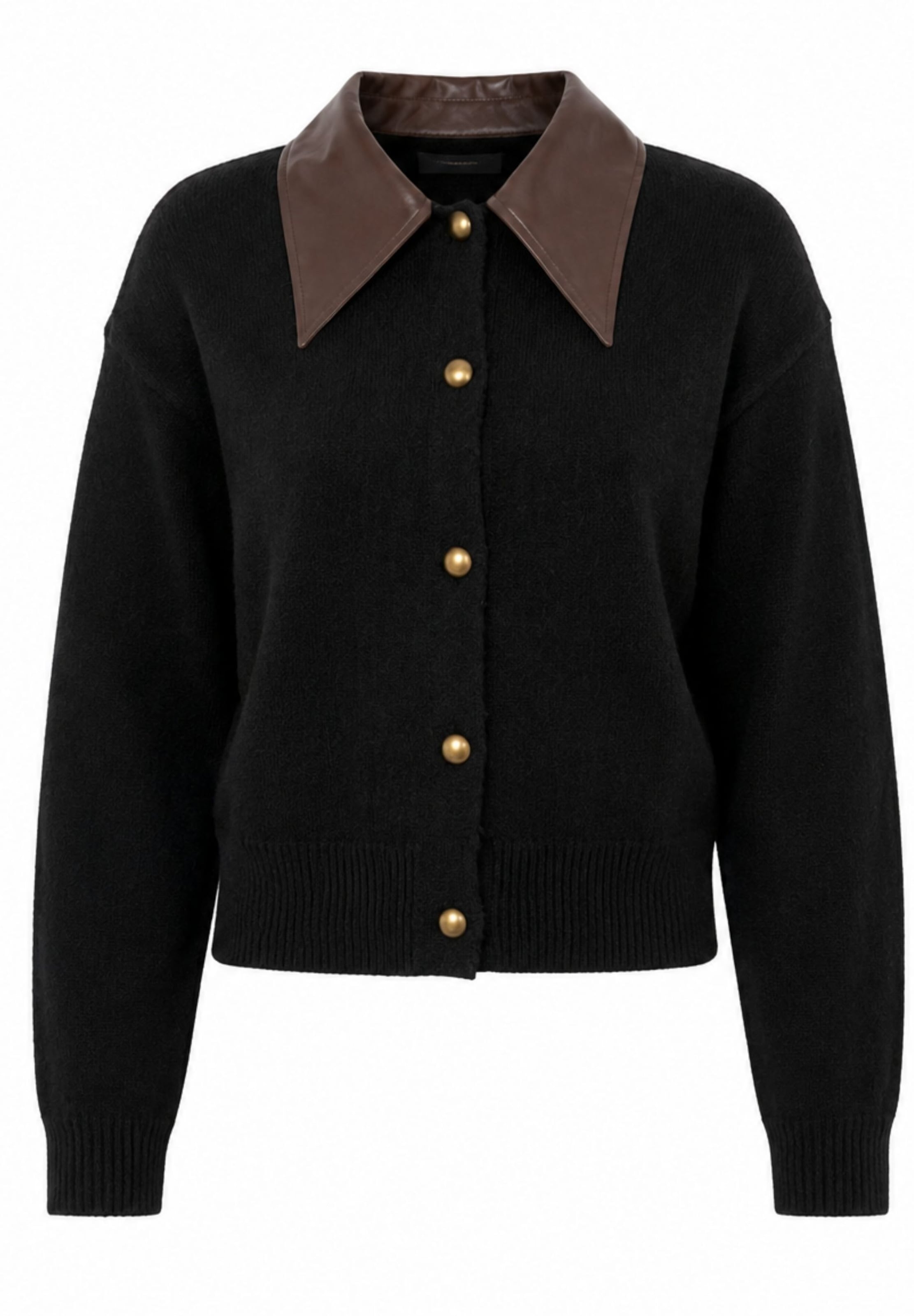 Cardigan Elara en noir : devant