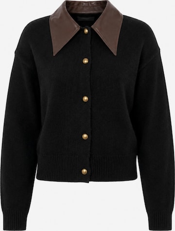 Cardigan Elara en noir : devant