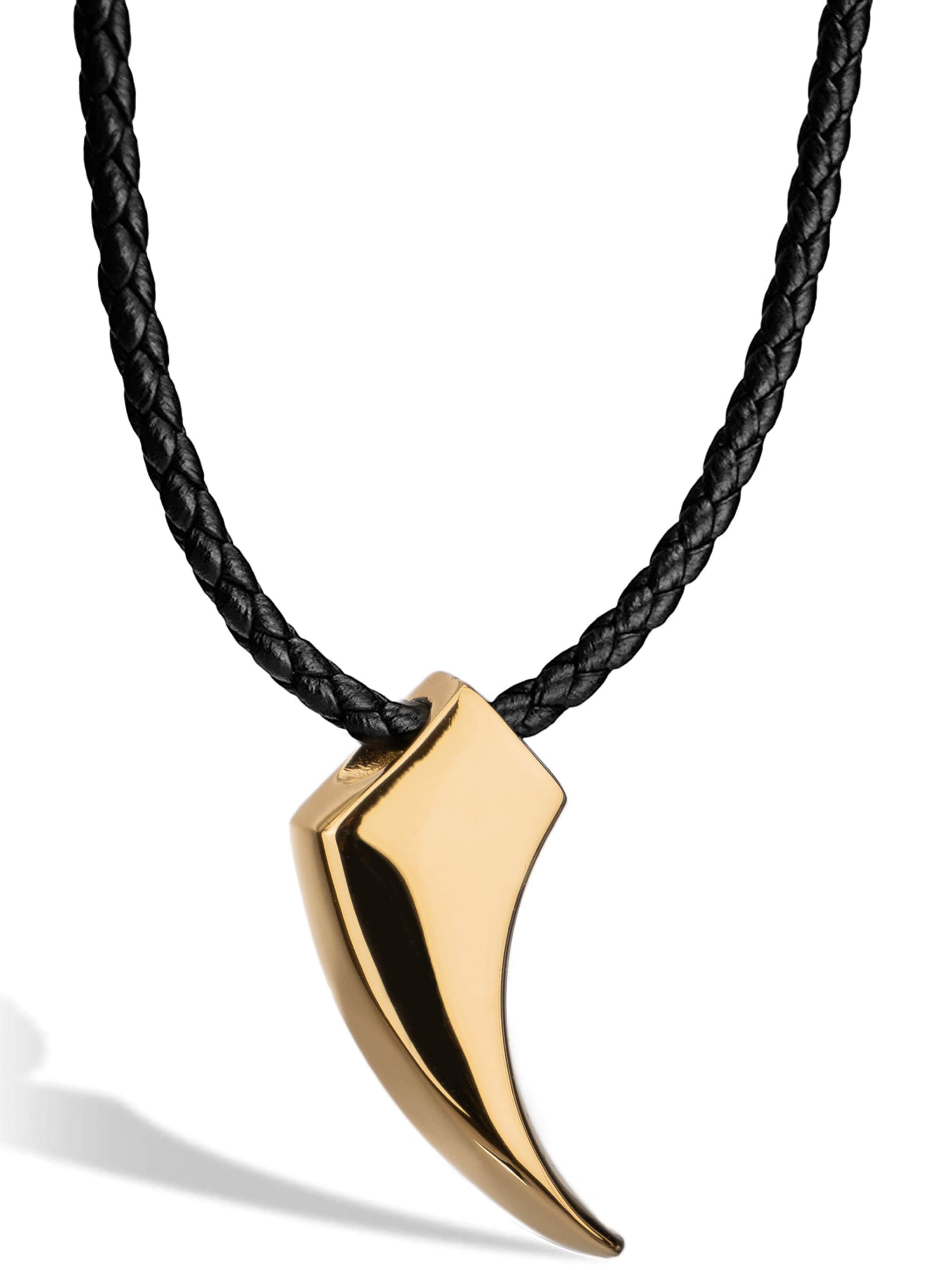 SERASAR Necklace 'Wolf' in Gold: front