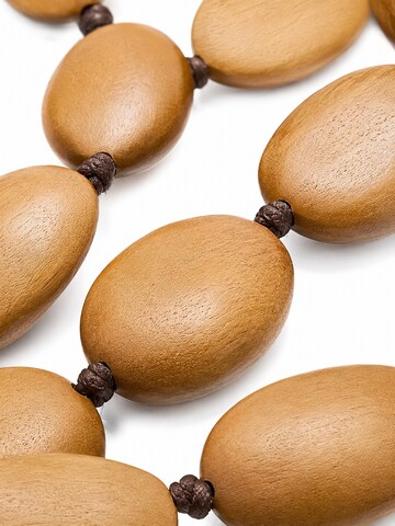 COLLEZIONE ALESSANDRO Necklace 'Charu' in Brown