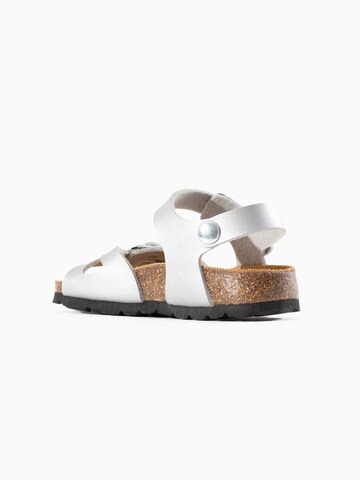 Bayton Slippers 'Pegase' in Silver