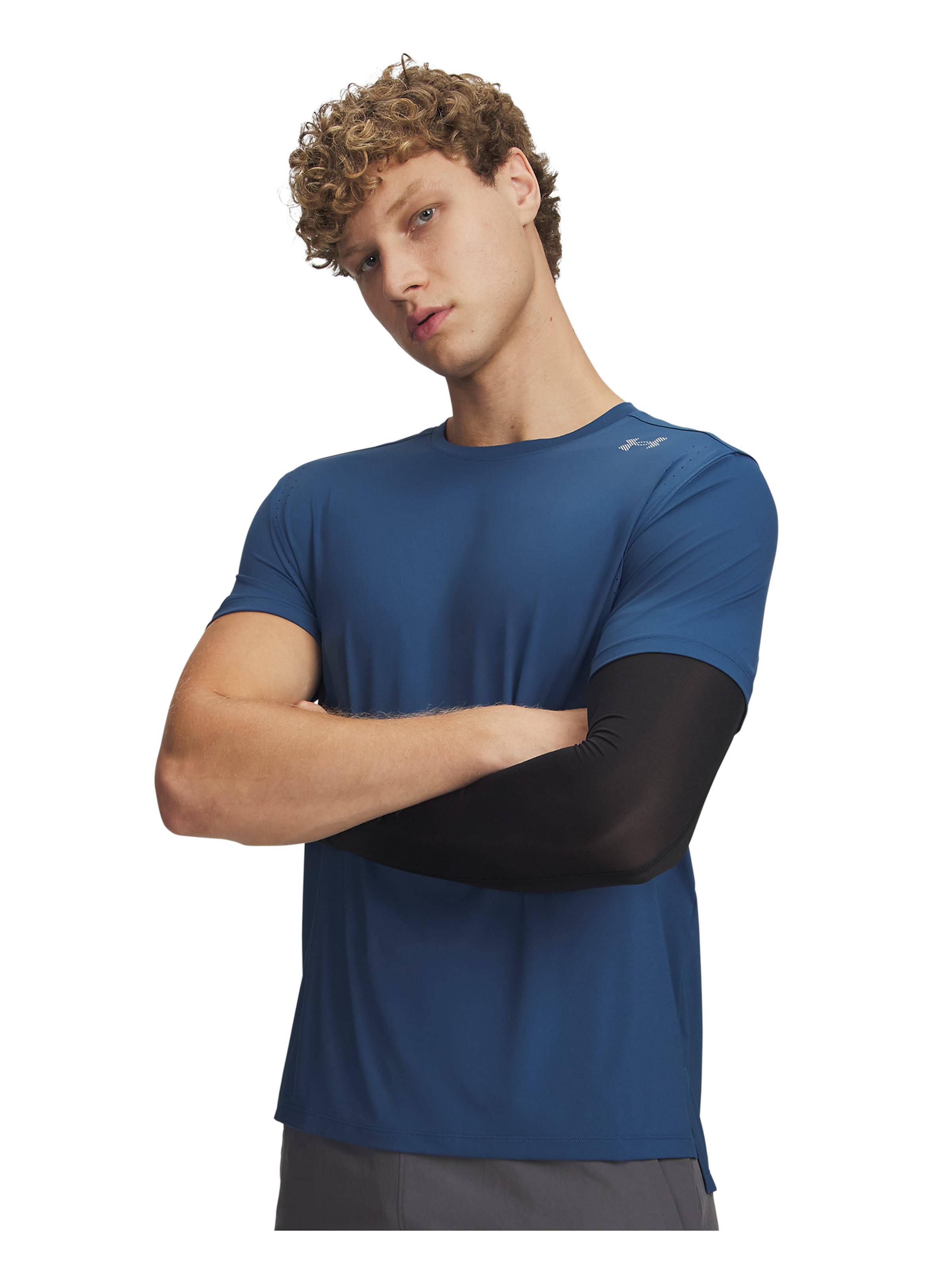 UNDER ARMOUR Functioneel shirt 'Velociti Pro' in Blauw: voorkant