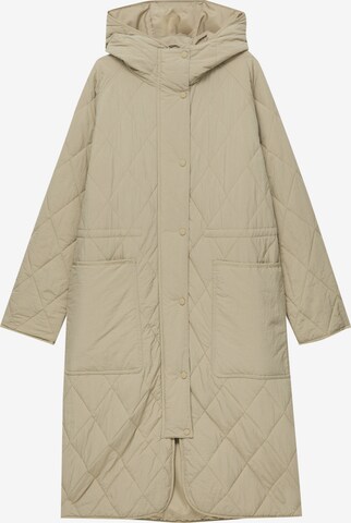 Pull&Bear Between-Seasons Coat in Beige: front