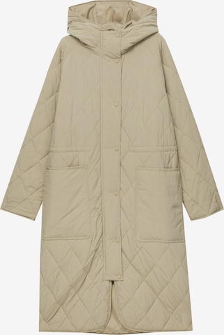 Manteau mi-saison Pull&Bear en beige : devant