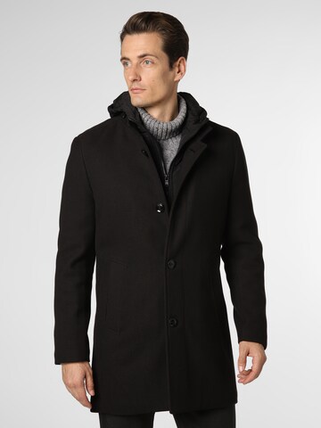 Finshley & Harding Winter Coat 'Denver' in Black: front