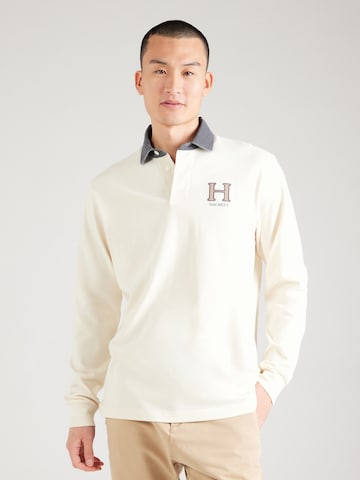 Maglietta 'HERITAGE' di Hackett London in bianco: frontale