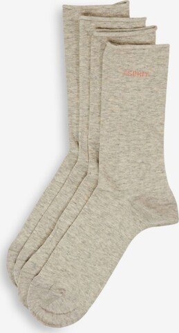 Chaussettes ESPRIT en gris : devant