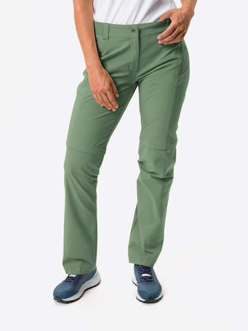 VAUDE Regular Outdoor Pants 'Farley II' in Green: front