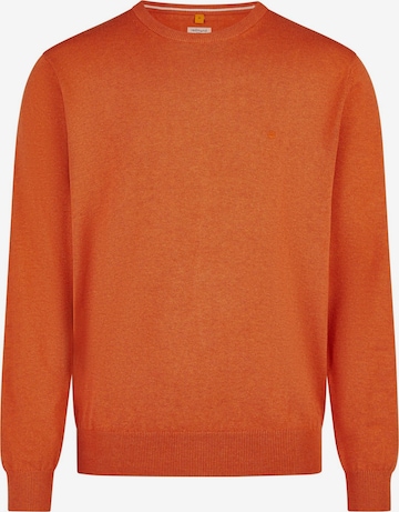 redmond Pullover 'Basic' in Orange: Vorderseite