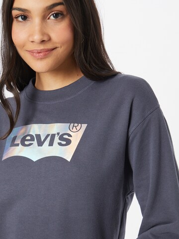 LEVI'S ® Tréning póló 'Graphic Standard Crew' - szürke